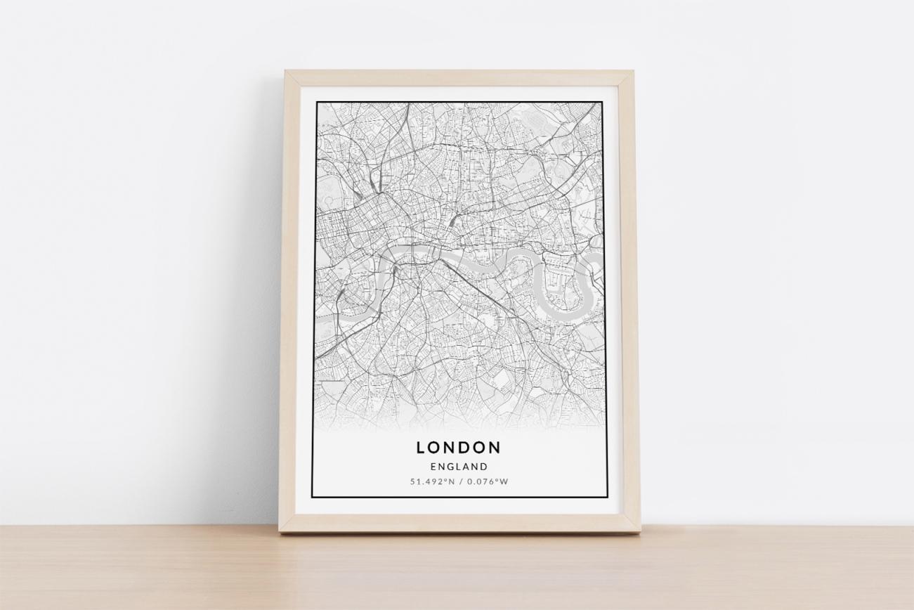 City map poster