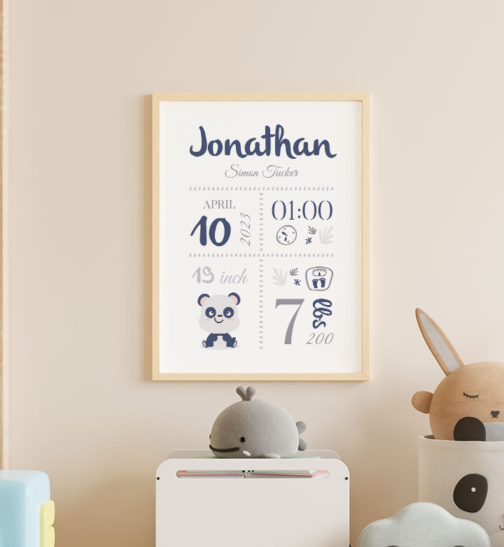 Poster di Nascita "Jonathan"