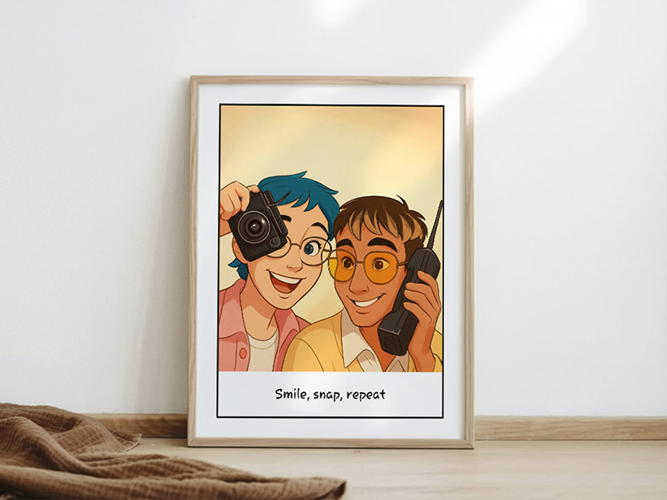 Cartoon portrait example 6