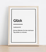 Definition von Glück