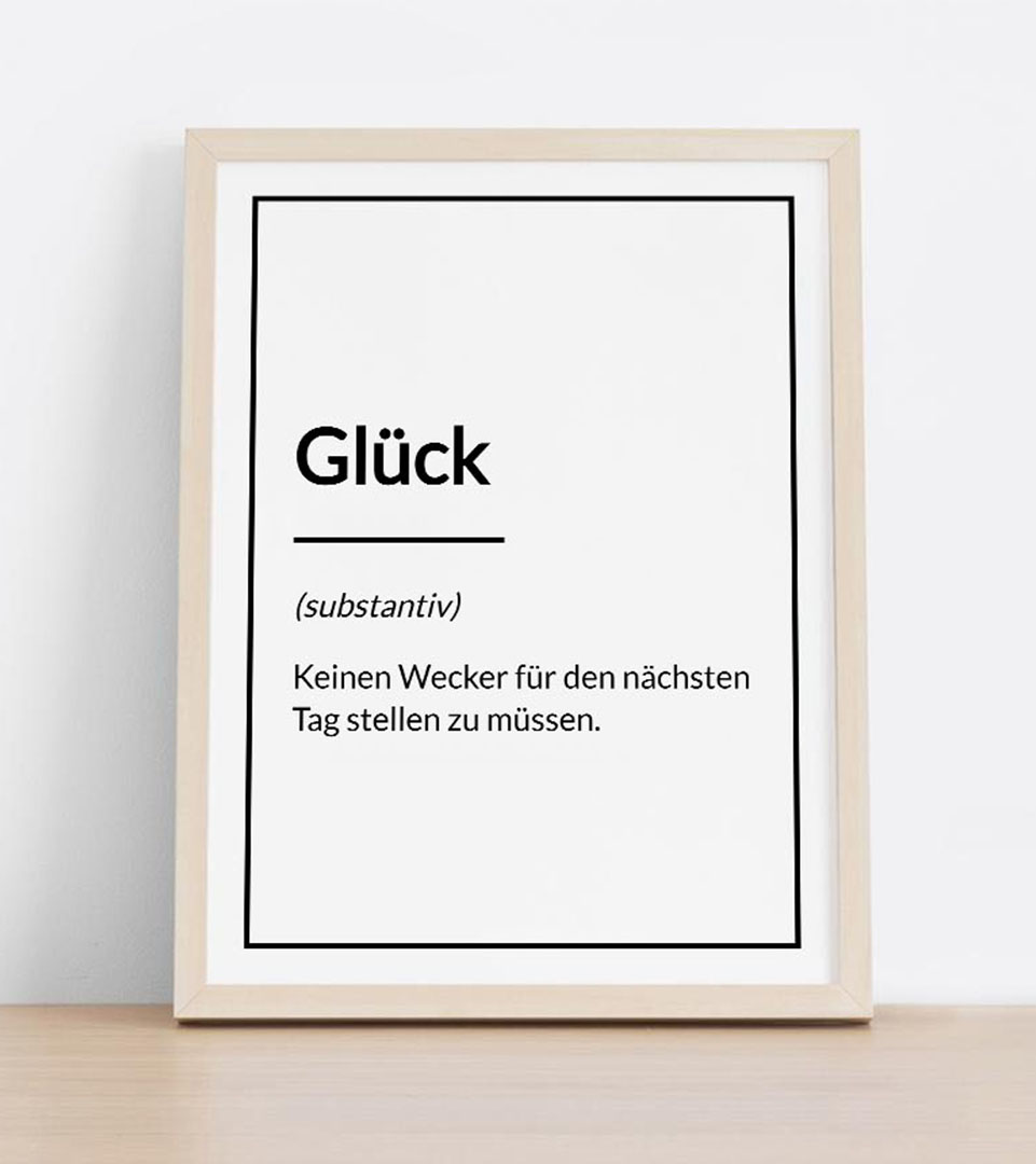 Definition von Glück