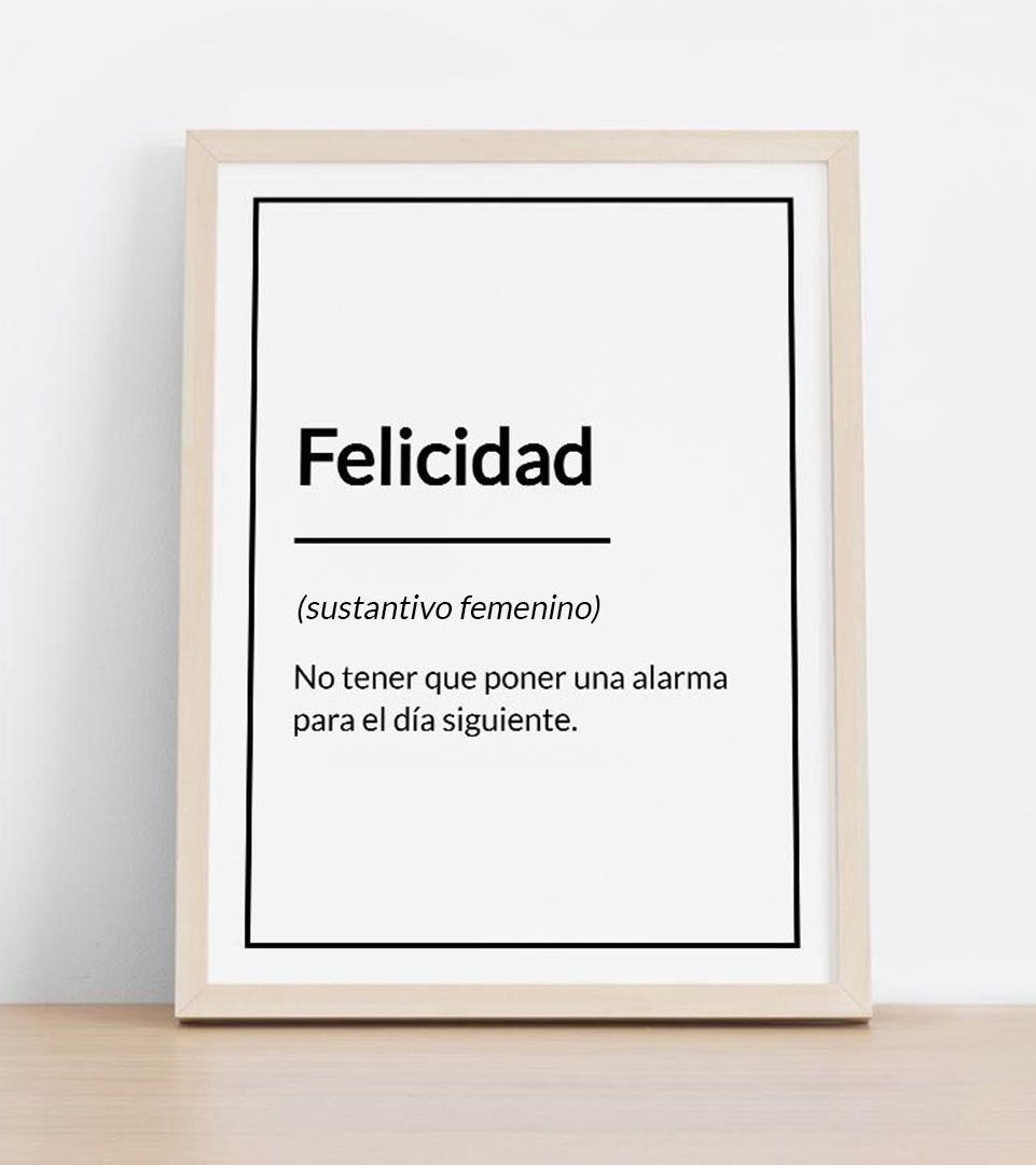 Definición de felicidad