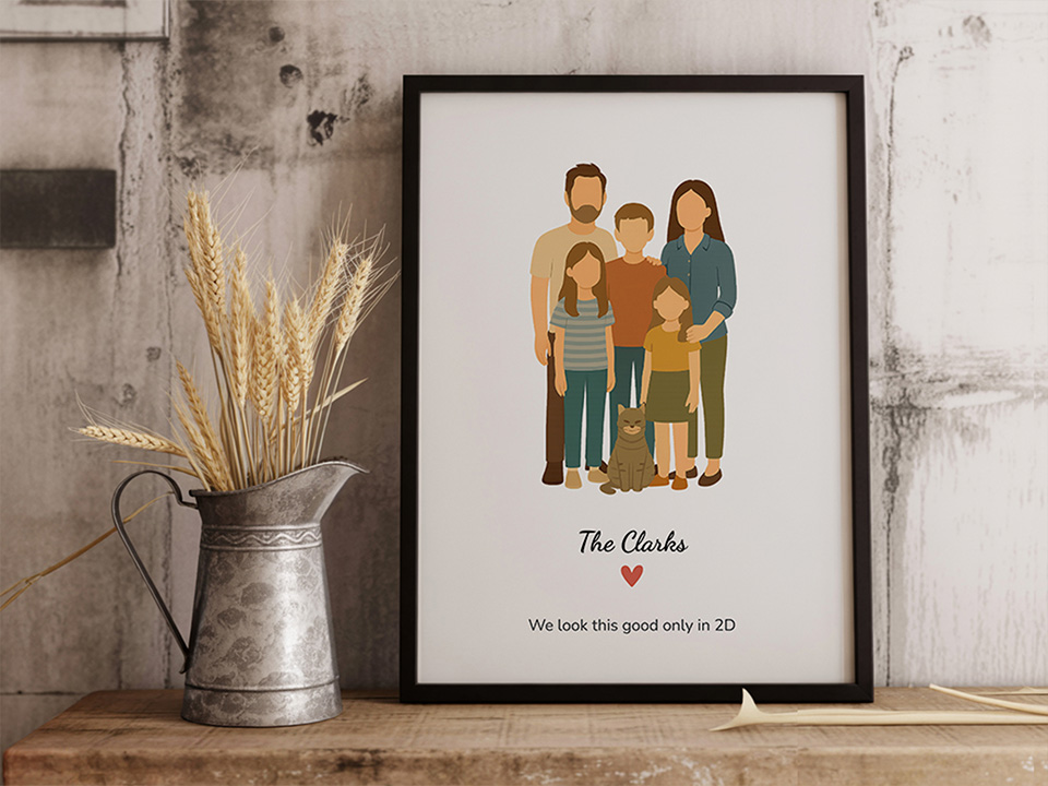 Exemple de dessin de famille 6