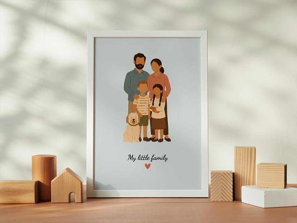 Exemple de dessin de famille 7