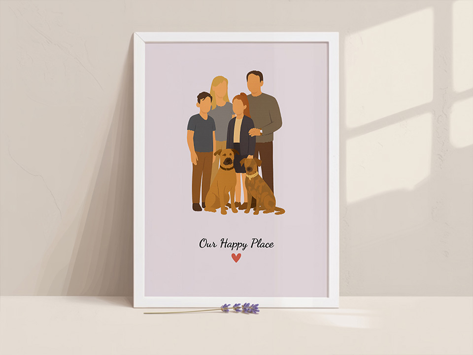 Exemple de dessin de famille 9