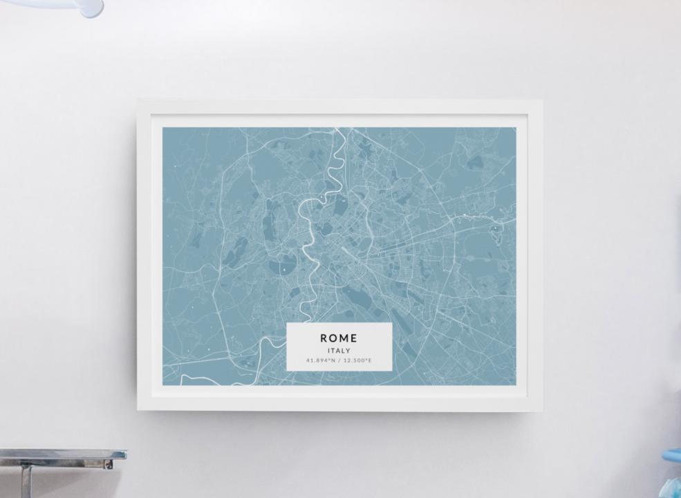 "Rome" Kaart Print