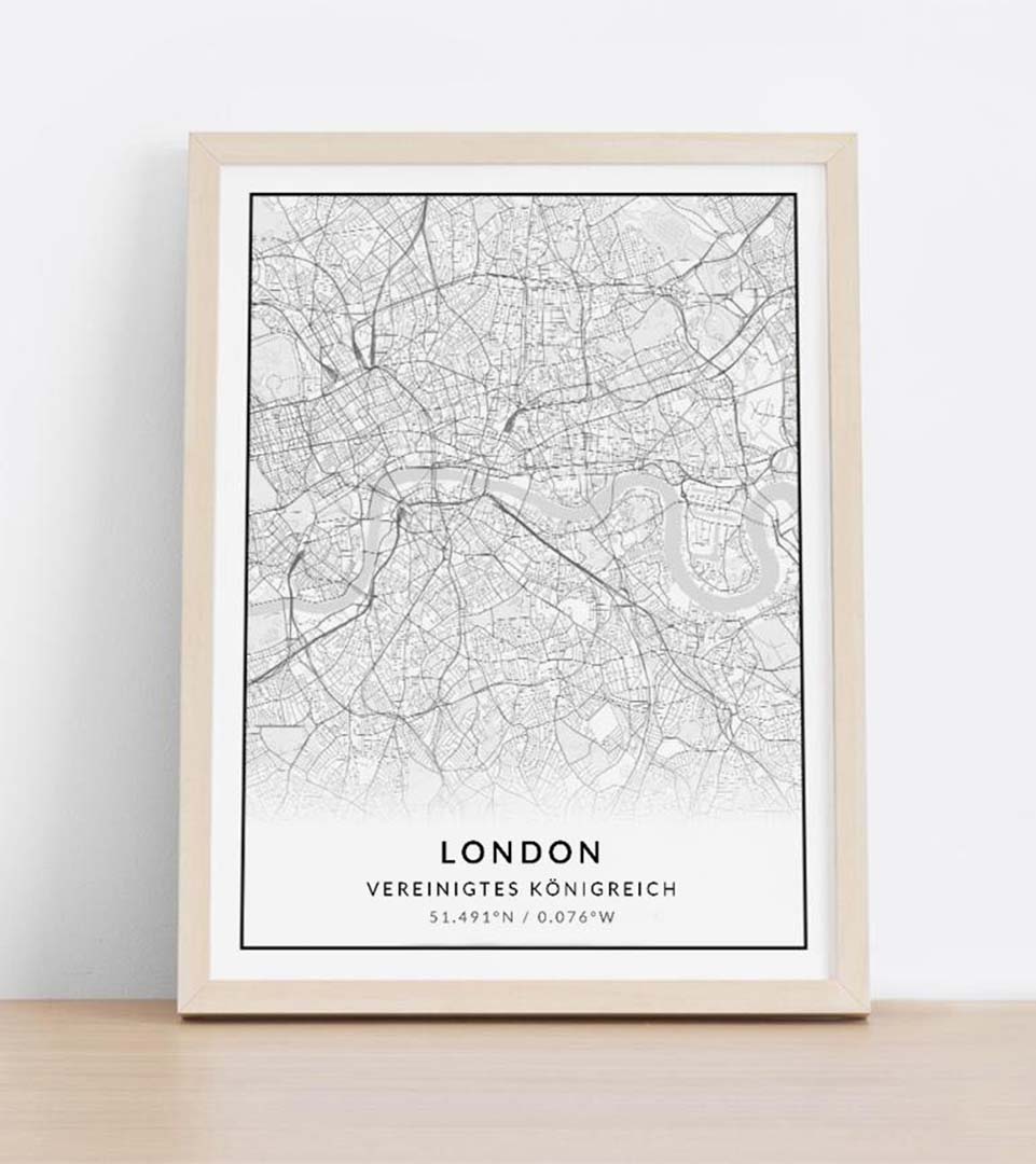 Stadtkarte von London