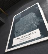 Karta över San Francisco