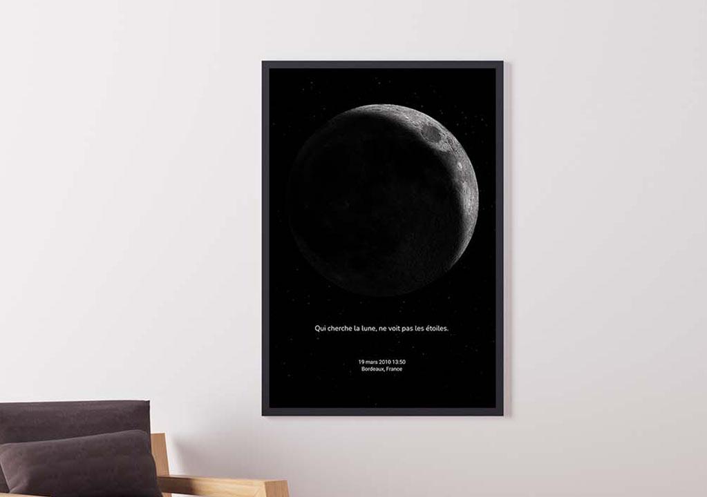Ejemplo de póster de la luna de nacimiento 10