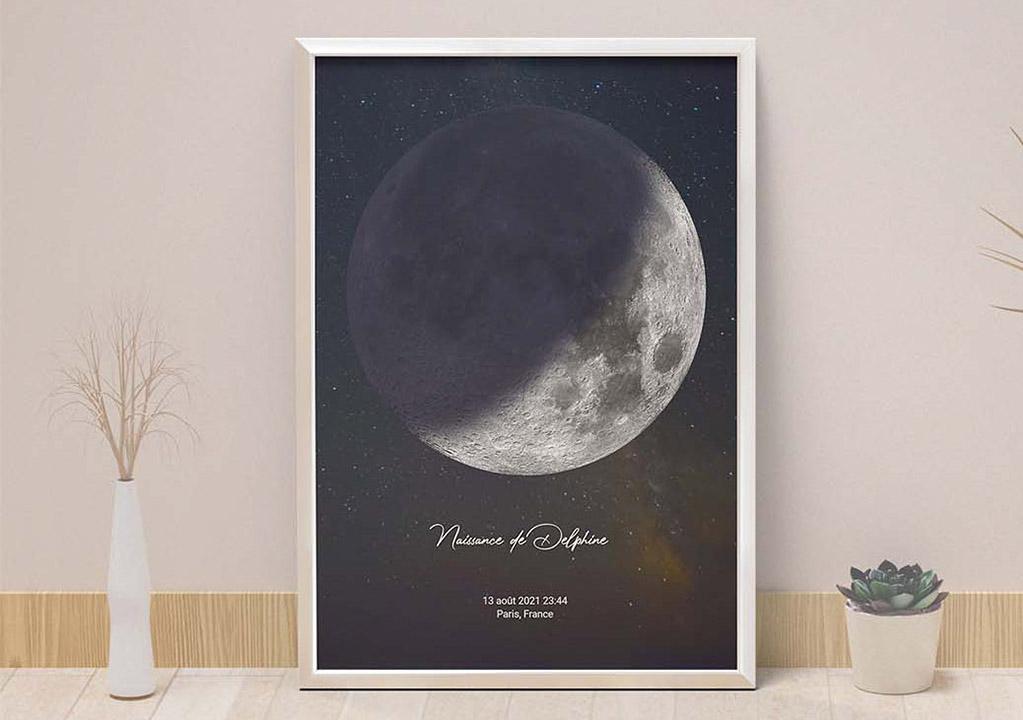 Przykład plakatu z fazami księżyca 3