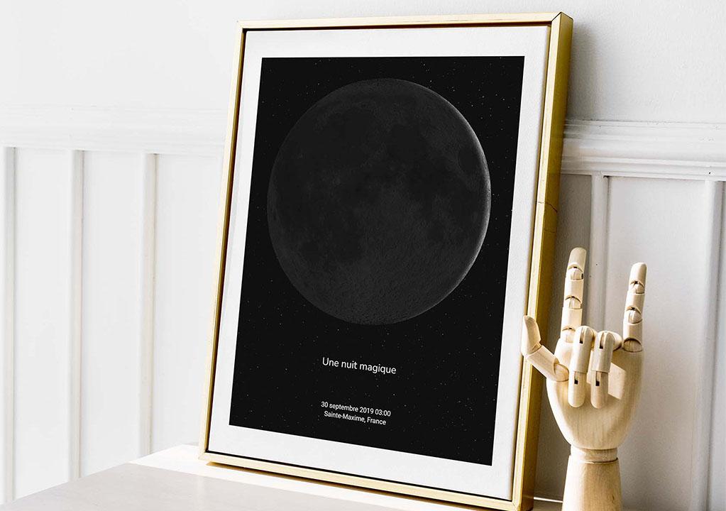 Moon phase poster example 4