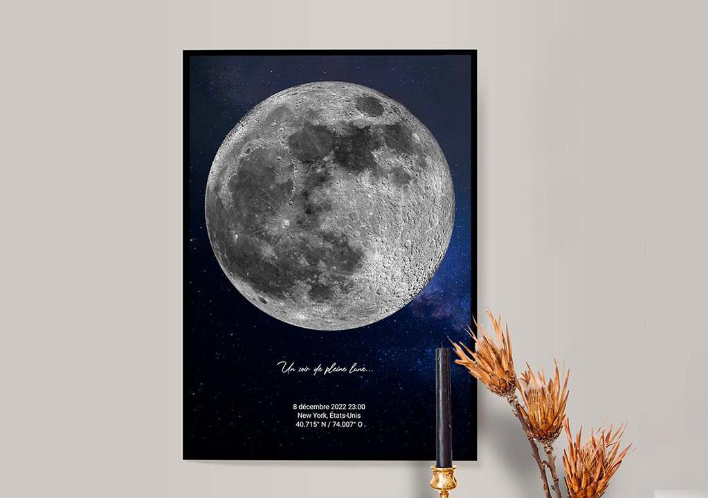 Przykład plakatu z fazami księżyca 9