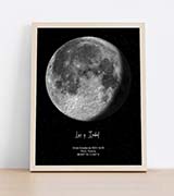 Ein Poster vom Mond