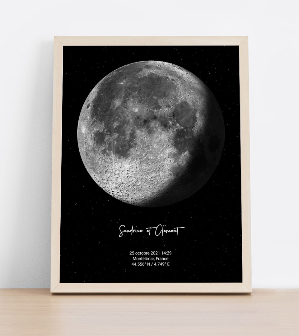 Une affiche Lune de naissance