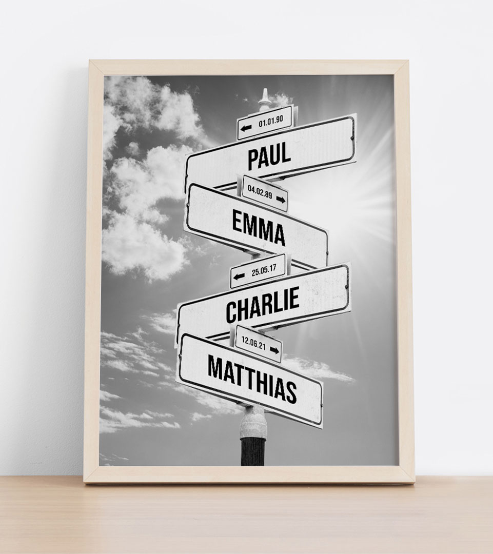 Street Sign Print -