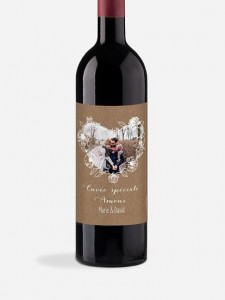 Bouteille vin personnalisée