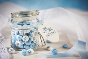 Chocolats m&ms personnalisés naissance