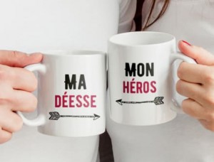 Mug personnalisé couple