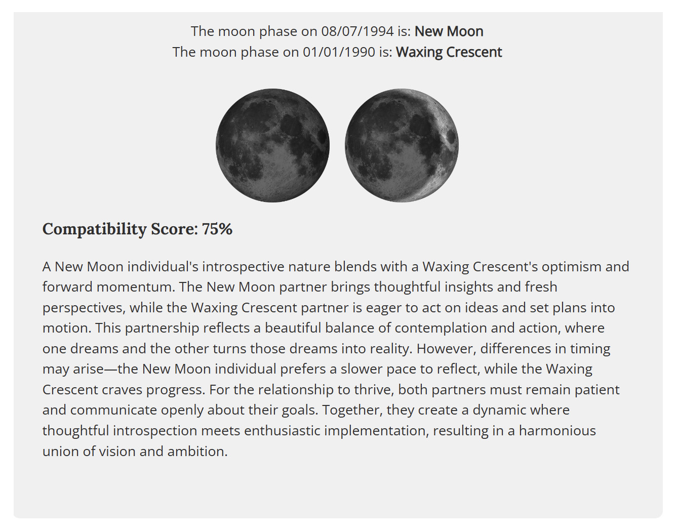 Understanding Our Moon Phase Compatibility Calculator Revellia
