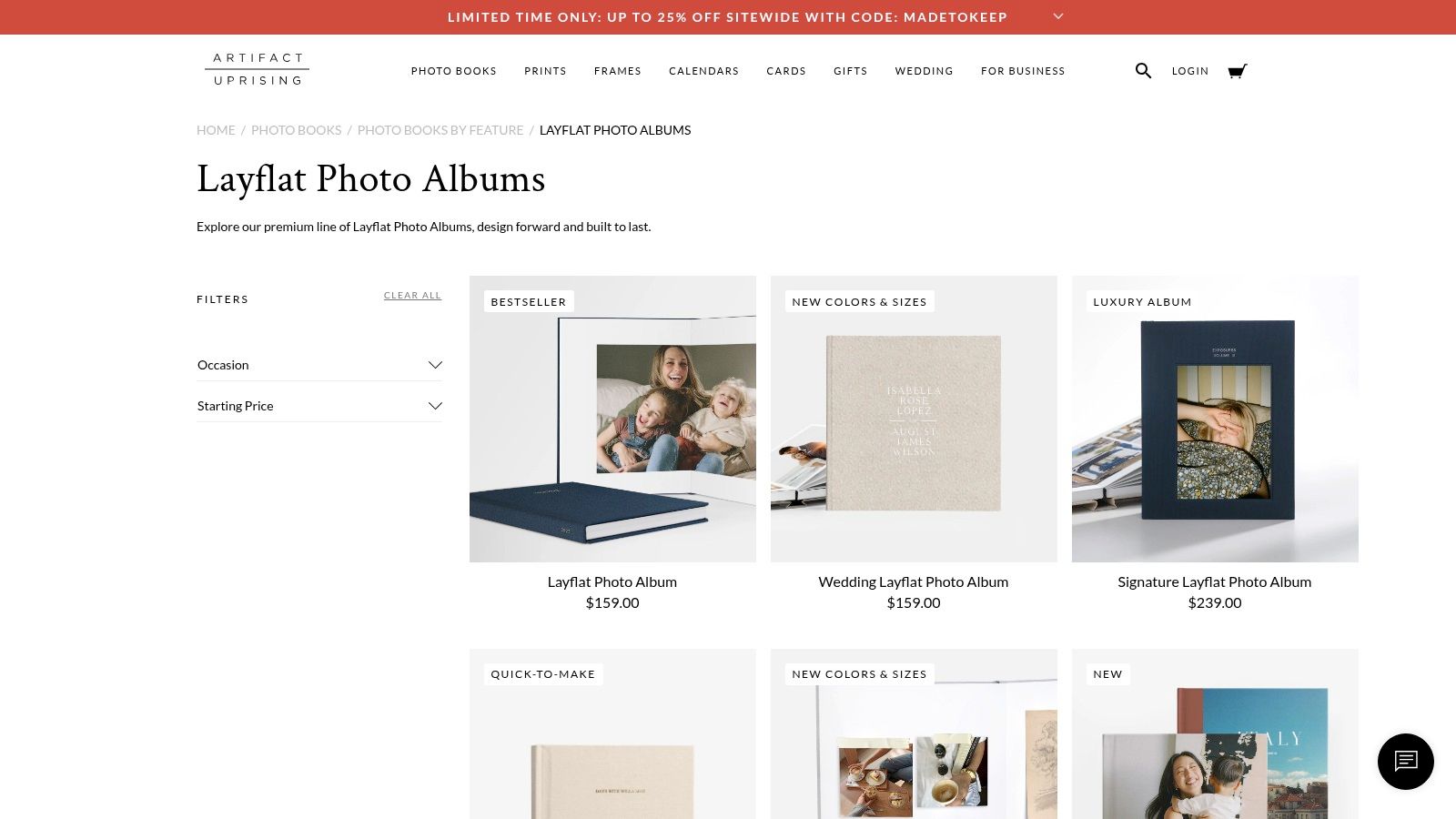 Artifact Uprising, Wedding Photo Books and Layflat Albums
