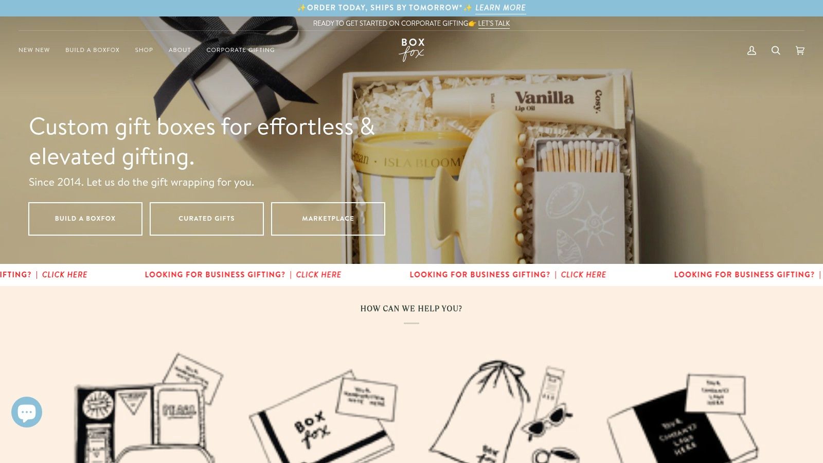 BOXFOX Curated & Custom Gift Boxes