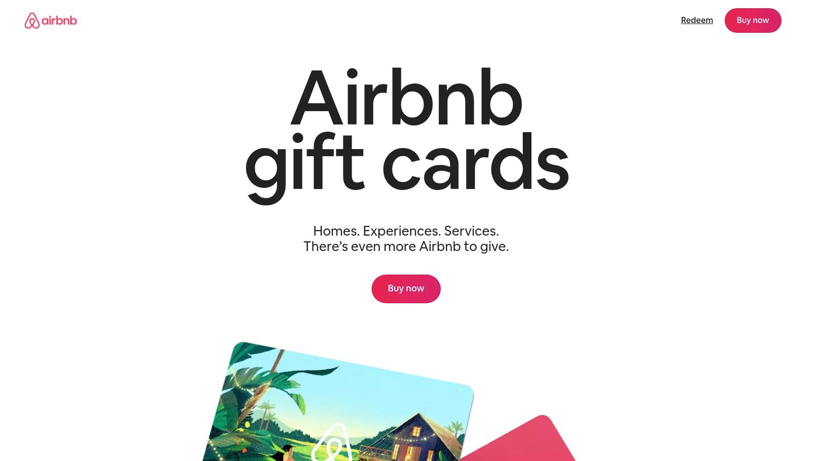 4. Airbnb Gift Card