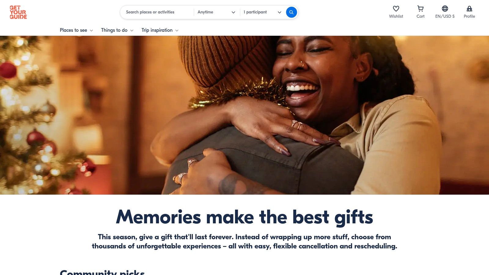 3. GetYourGuide Gift Card